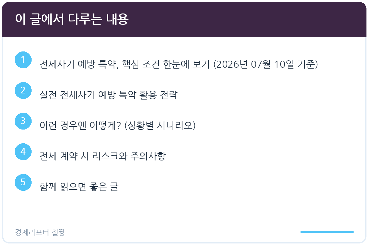전세사기 예방 특약 체크리스트 관련 이미지