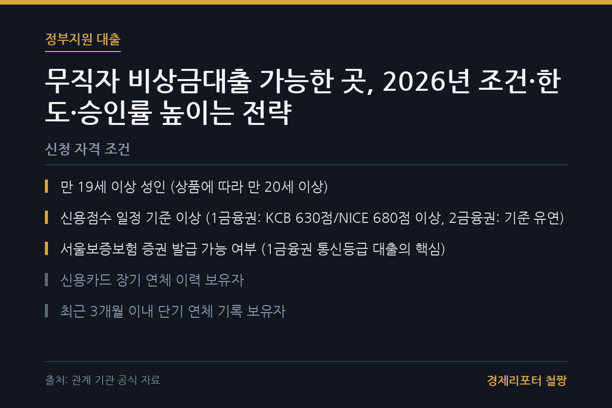 무직자 비상금대출 가능한 곳 관련 이미지
